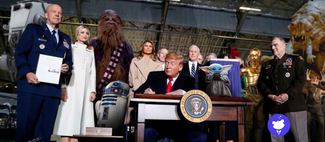 Trump Signs Star Wars Episode X Space Force Into Law